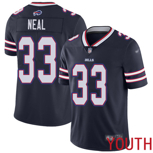 Youth Buffalo Bills #33 Siran Neal Limited Navy Blue Inverted Legend NFL Jersey->women nfl jersey->Women Jersey